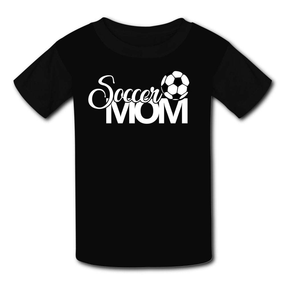 Soccer Mom T Shirt Tee Tops Short Sleeve Novelty Black For Boy Girl