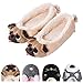 GaraTia Pug Slippers for Women Cute Dog Slippers Socks Warm Animal Soft Plush House Shoes Indoor 9-10