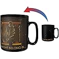 Morphing Mugs Harry Potter – Celestial Hogwarts Houses – Hufflepuff – Sorting Hat – 16 oz Large Ceramic Heat Sensitive Clue Mug – Full image revealed when HOT liquid is added