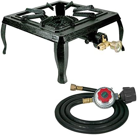 Sportsman Series Sportsman Series Single Burner Cast Iron Stove with Regulator Hose Camping,Hiking,Travel