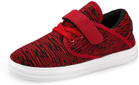 Casbeam Toddler Kid's Lightweight Sneakers Boys and Girls Cute Casual Running Shoes(US 13 M (Little Kid)=EUR 32, Red)