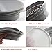 ME.FAN Silicone Collapsible Bowls - Silicone Folding Travel Bowl with Lids - Expandable Food Storage Containers Set - Portable, [27oz]
