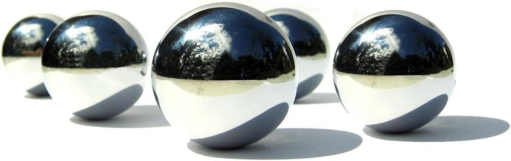 440C Stainless Steel Balls 1 inch (25 mm) Grade 200 Stainless Steel Solid Sphere Bearings - Mirror like finish - Corrosion resistant - Excellent Quality - Package of 5 balls