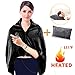 GMAYOO USB Heated Warm Shawl, Plush Heated Throw Blanket with Pillowcase, Heated Cape Heating Lap Blanket as a Pillow, Electric Flannel Blanket