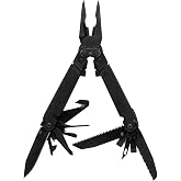 SOG PowerAccess Assist Full-Sized Well-Rounded Daily Use Multi-Tool | One-Handed Assisted Opening | 21 Tools, Black