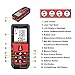 DMiotech a15062600ux0221 Laser Distance Measure Mini Handheld Digital Laser Distance Meter Rangefinder Measurer Tape Diastimeter with LCD Backlight Red, 131ft 40m