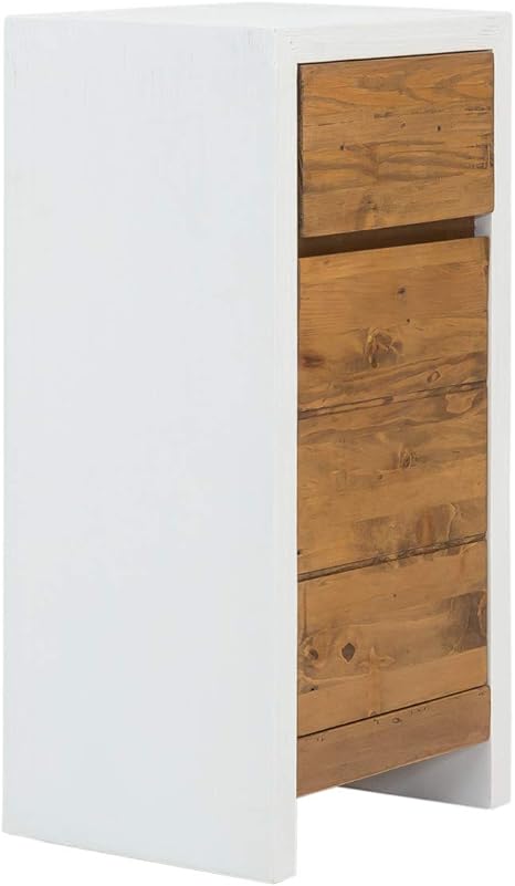 Woodkings Bad Unterschrank Burnham Holz Recycelte Pinie Natur Rustikal Kommode Beton Optik Landhaus Mobel Badmobel Badezimmer Badezimmerschrank Badschrank Weiss Und Natur Rustikal Amazon De Kuche Haushalt