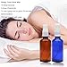 2 oz Empty Spray Bottle Cobalt Blue Boston Round Glass Bottle with White Atomizer - Perfect for Essential Oil Formulas,Aromatherapy and All Natural Cleaning Products (Set Of 6 Black Atomizer)