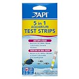 API 5-in-1 Test Strips Freshwater & Saltwater Aquarium Test Strips 4Count Box