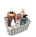 ECOHIP 4-Pack Small Storage Bins Fabric Desk Organizer Baskets Closet Drawer Divider Grey