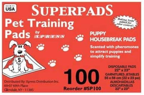 puppy training pads 100 pack