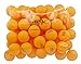MAPOL 50- Pack Orange 3-Star Premium Ping Pong Balls Advanced Training Table Tennis Ball