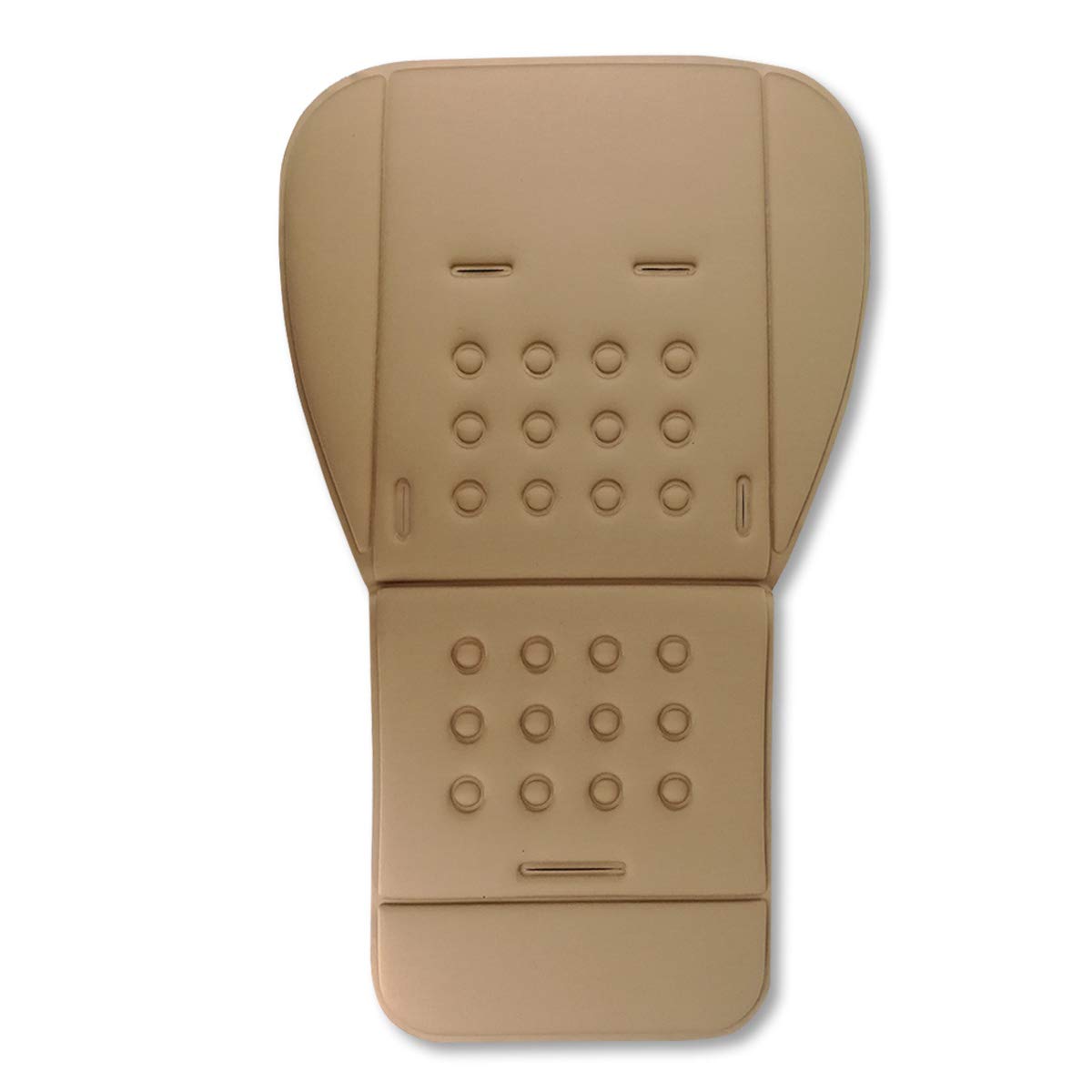 Baby Stroller Highchair Cushion Liner Mat Pushchair Pad Car Seat Mat Universal Cover Protector Breathable Soft (Brown)