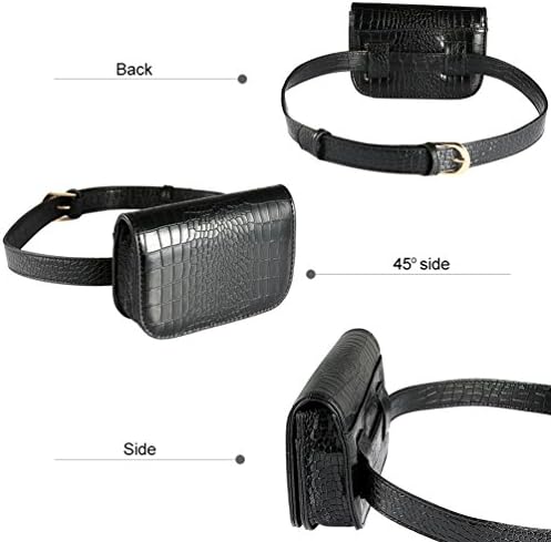 ladies leather waist bag