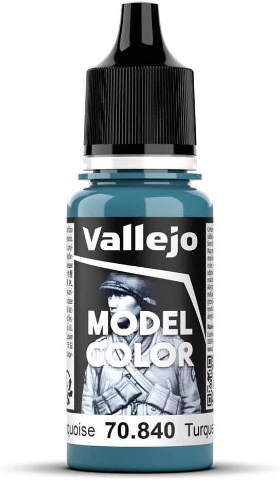 Vallejo Model Color Light Turquoise 18 ml Self-Leveling Acrylic Paint
