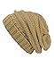 NYFASHION101 Oversized Baggy Slouchy Thick Winter Beanie Hat, Camel