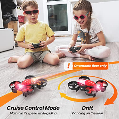 Holy Stone Mini Drone for Kids, HS210F 2 In 1 Small Indoor RC Quadcopter Helicopter Plane with Modular Battery, Land and Fly Mode, Auto Hovering, 3D Flip, Headless Mode, Toy Gift for Boys and Girls