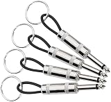 SIYIFEI 4 Pack Guitar Plug Keychain 6.35mm Mono Audio Plug Key Holder Zinc Alloy view 2