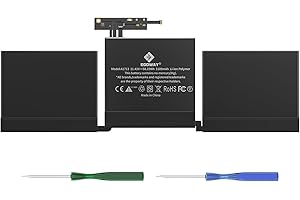 Egoway A1708 Battery A2159 A2289 A2338 A1713 A2171 Replacement Battery for MacBook Pro 13 inch (Late 2016, Mid 2017, Mid 2019