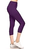 Leggings Depot Women's 3" Waistband Yoga High