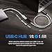 CableCreation USB C Extension Cable (USB 3.2/10Gbps), 3.3FT USB 3.1 Type C Male to Female Extension Cable, Support 4K Video Audio Transfer, Compatible with MacBook Pro, Note 8, Galaxy S23, 1M/Black