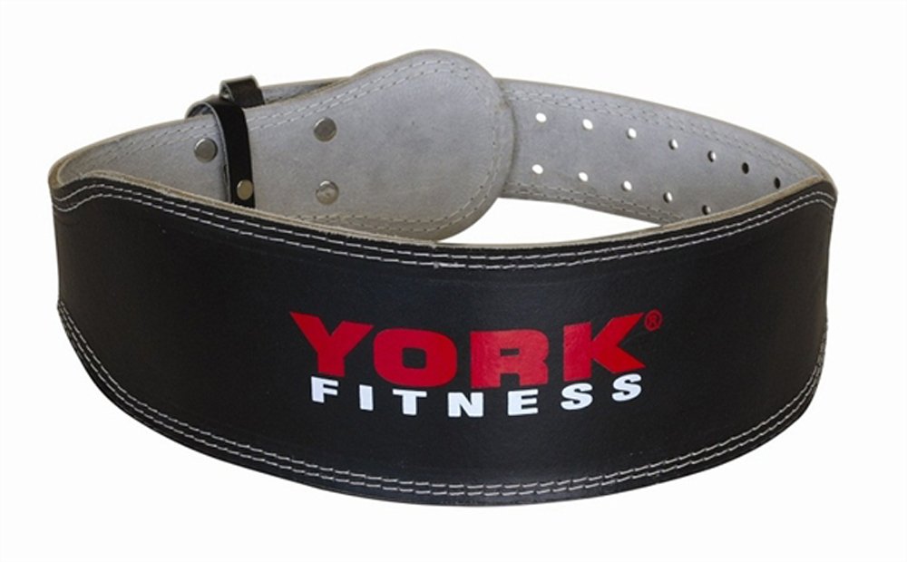 York Fitness Cinturón de cuero