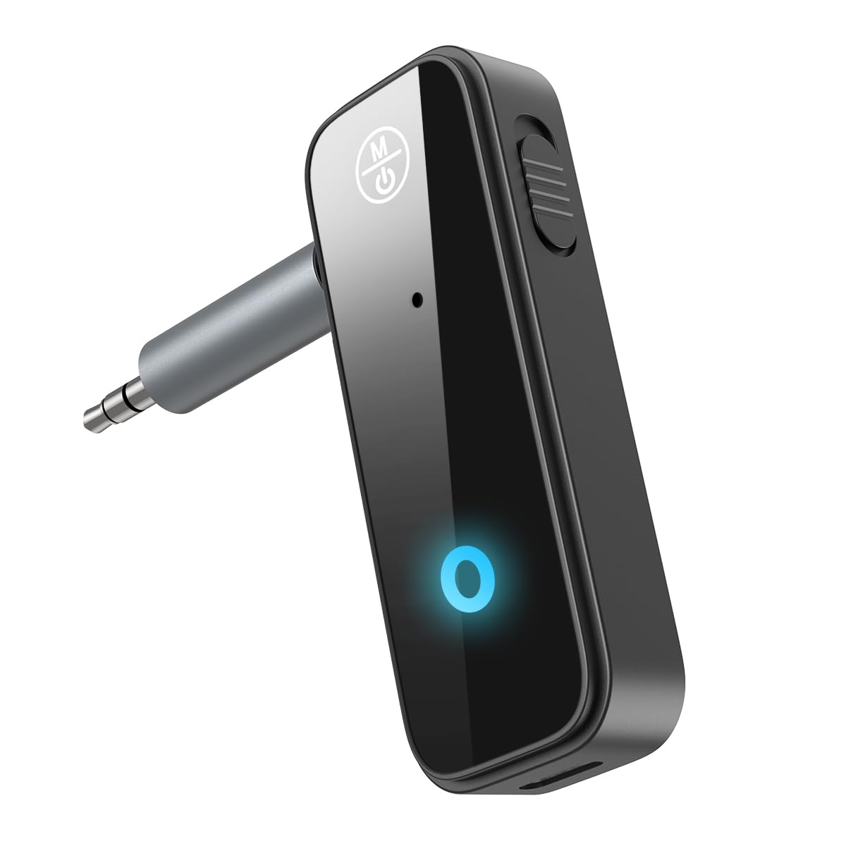 Ankilo Aux Bluetooth Adapter for Car, 2 in 1 Bluetooth 5.3 Receiver for Car with Display Screen, Suitable for Cars, Speakers, Stereo Systems and Headphones