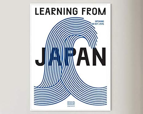 Learning From Japan Poster Japan Poster Japan Exhibition Poster Japan Art Print Wall Art Decor Design Museum Poster Scandinavian Art Poster No Frame Board For Office Decor Best Gift For Family A Amazon De Kuche