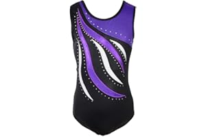 DoGeek Gymnastics Leotards Girls Leotards Ballet Shining Dance Wear one-Piece Great Gifts