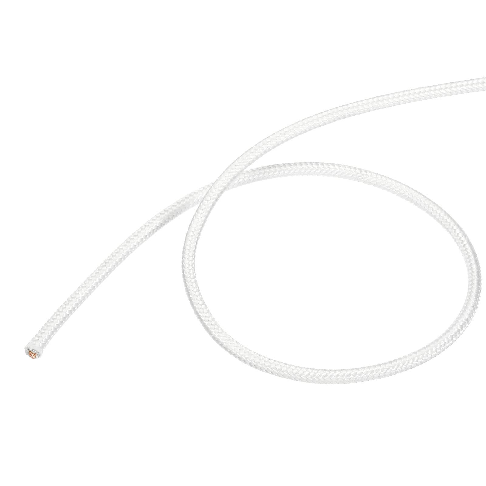YOKIVE Electronic Wire, 14AWG Insulated Mica Cable, for Connecting Electrical Devices, Great for Metallurgy, Chemical Industry, Home (White, 9.8ft)