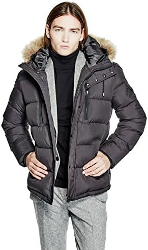 guess men's down jacket