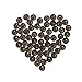 200 Pcs Bronze Upholstery Tacks Decorative Furniture Nails Pins DIY Push Pins Vintage Flower-Pattern Head Nail