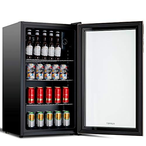 1 KUPPET+120+Can+Beverage+Refrigerator+Stainless