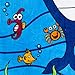 Exclusivo Mezcla Cotton Hooded Baby/Toddler/Kids Beach Towel, Super Soft Cartoon Poncho Bath/Pool Towel for Boy and Girl (24