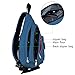LC Prime Sling Bag Chest Pack Shoulder Unbalance Sack Fanny Gym Backpack Satchel Outdoor Rucksack Adjustable Shoulder Strap Exchange Shoulder for Travel Cycling Hiking Nylon Multi-Colored