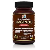 NIAGEN 300 Nicotinamide Riboside (NR), Patented Energy Optimizer, 300mg Extra Strength (150 mg per Capsule, 60 Capsules per Bottle) Highest Potency Capsules, Best NAD+ Booster