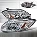 Spec-D Tuning Mitsubishi Eclipse 2006 2007 2008 LED Halo Projector Headlights - Chrome