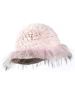 Qiaoba- The girl autumn and Winter manually leather straw hat warm gross Cap