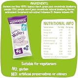 Kiddylicious Blueberry Wafers Gluten Free Dairy Free 6+ Months 4x10 Packs view 8