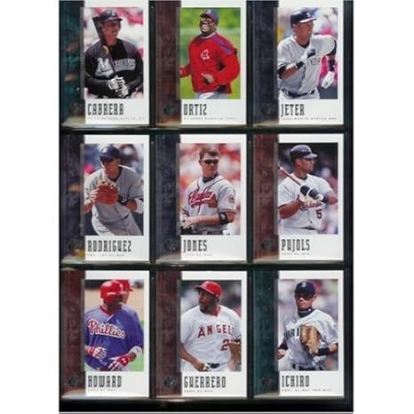 Amazoncom 2006 Upper Deck Spx Baseball Cards Complete Veterans Set