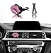 MINI-FACTORY Car Bling Interior Accessories, Car Air Vent Rhinestone Diamond Decoration - Pink Lipstick (Length:2