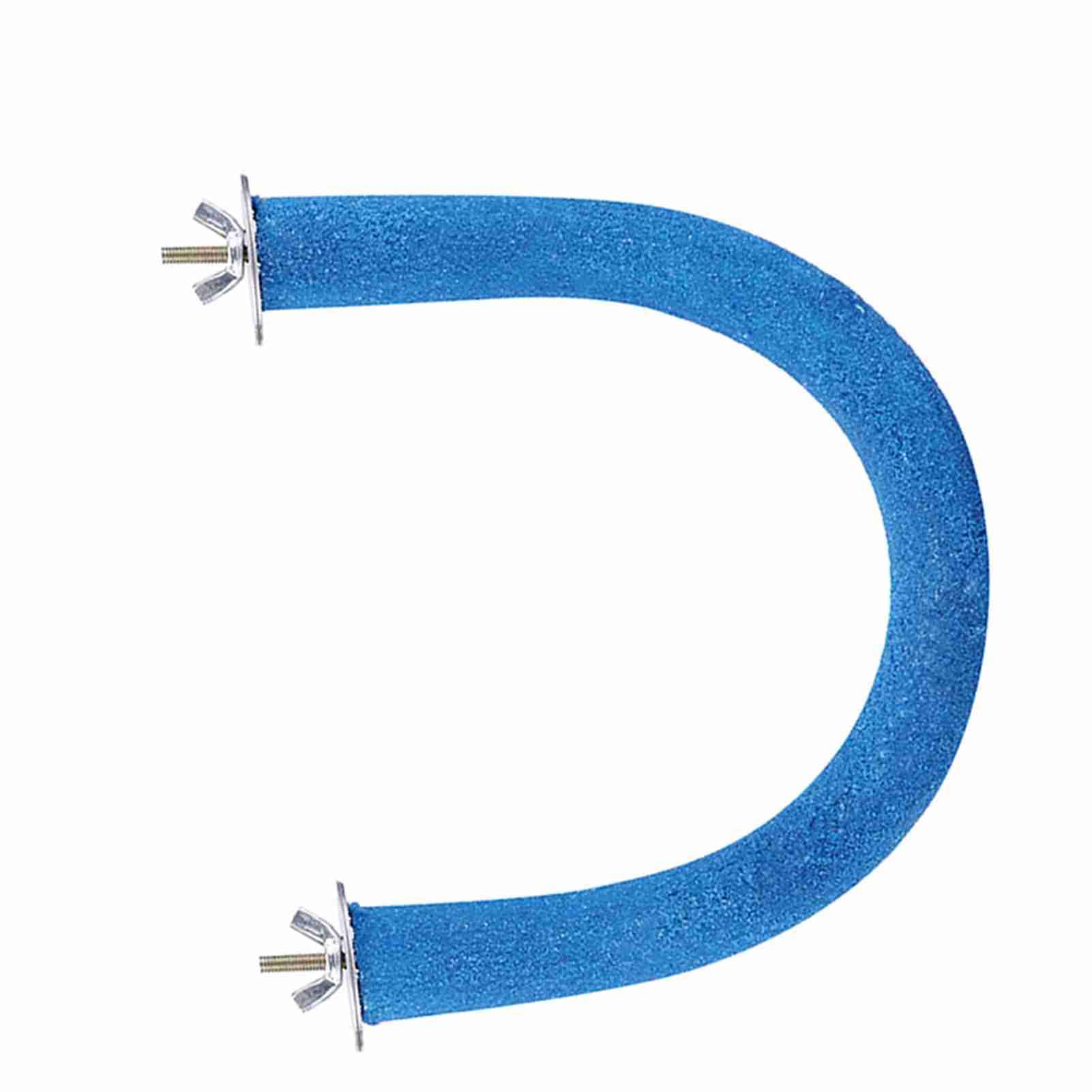 Yctze Wooden Perch Stand Rack Toy for Parrots, African Grey and Large Birds - Perfect for Beak and Paw Grinding, Curved Bird Perch (Yctze5cgqvzkxtn-02)