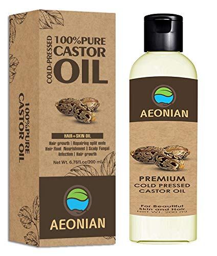 AEONIAN Cold Pressed Castor Oil, 200 ml