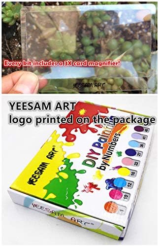 YEESAM Art Paint by Numbers for Adults Children Fox by a Tree - Image 5