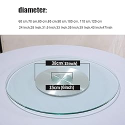 24 inch Kitchen Lazy Susan Turntable with Aluminum
