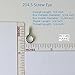 Small Screw Eye - 200 Pack - 214.5 Short Shank Screweyes 5/8 inch Long