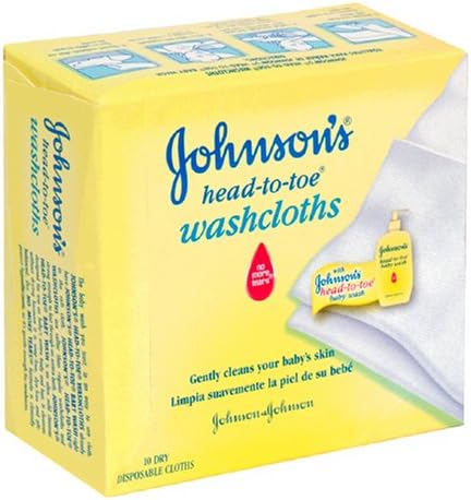 johnson's washcloths