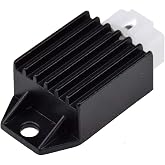 HIAORS Voltage Regulator Rectifier 4 Pin for Tao Tao ATA-110 DATA135 125 Coolster 110CC ATV 3050B 3050B-2 3050C 3050D Roketa Kazuma Meerkat 50cc Falcon 90cc ATV Quad Howhit 150cc Go Kart