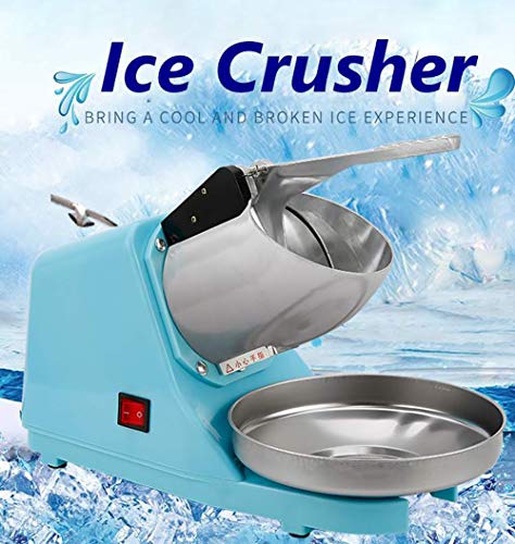 Summer Eiscrusher Maschine, Kleine automatische Doppelmesser-Smoothie-Maschine für den Haushalt, Restaurant Bar Frost… – Bild 3