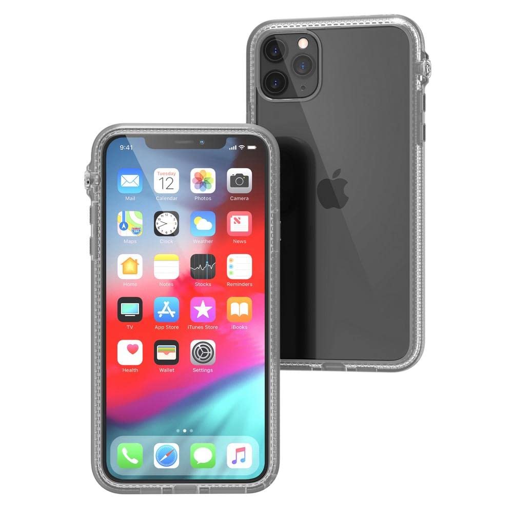 Catalyst - Case For iPhone 11 Pro Case with Clear Back, Heavy Duty 10ft Drop Proof, Truss Cushioning System, Rotating Mute Switch Toggle, Compatible with Wireless Charging, Lanyard Included - Clear